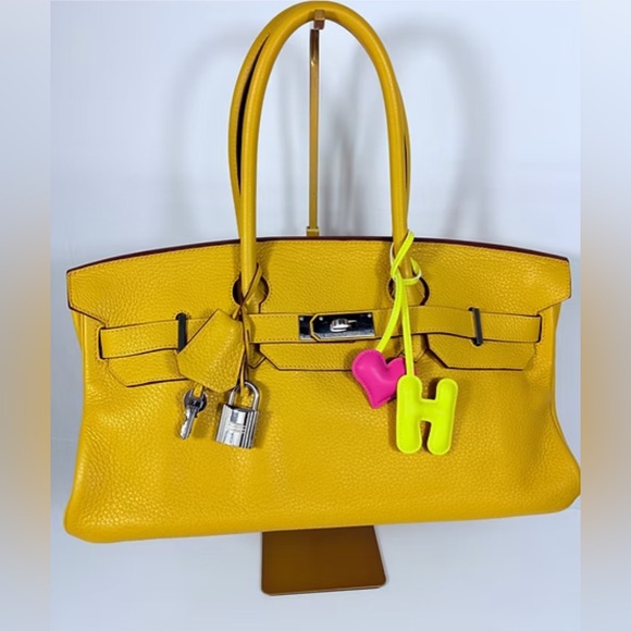 Hermes Shoulder Birkin 42 Jaune JPG - Picture 1 of 15